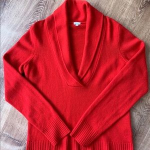 J.Crew collar shawl cashmere blend sweater.